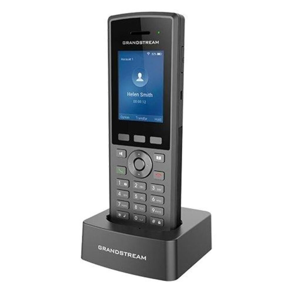 Grandstream WP825 Dual Band Cordless IP Phone, Wi-Fi and Bluetooth - Black
